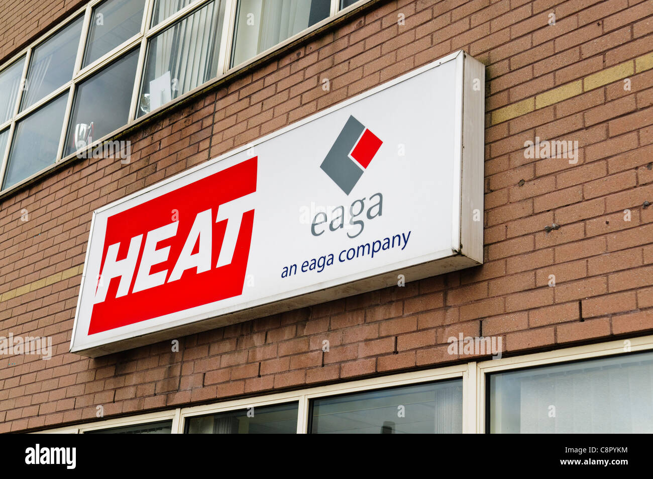 Calore, a Belfast in base riscaldamento e ventilazione installer. Foto Stock