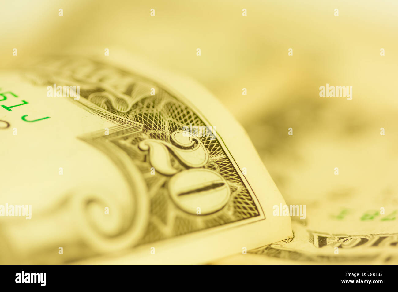 Venti-dollaro dettaglio Foto Stock