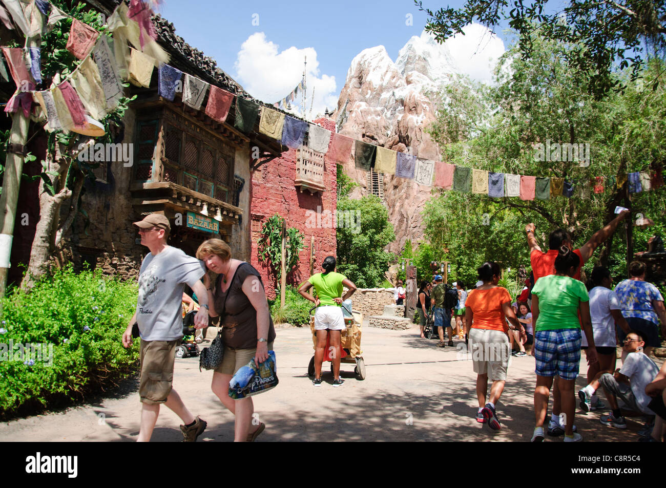 Il Walt Disney World Resort di Orlando in Florida missione everest rollercoaster Foto Stock