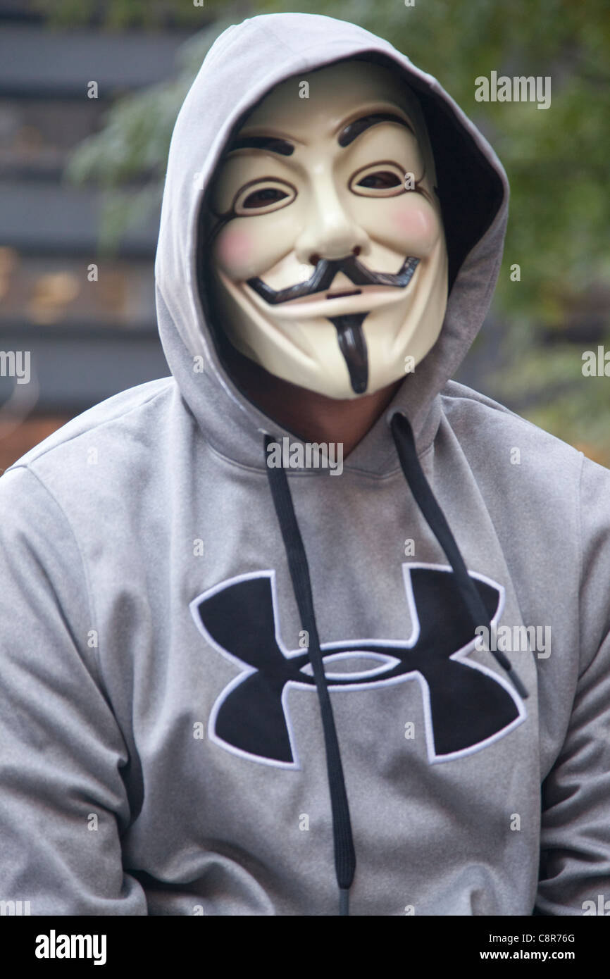 Occupare Wall Street manifestanti Foto Stock