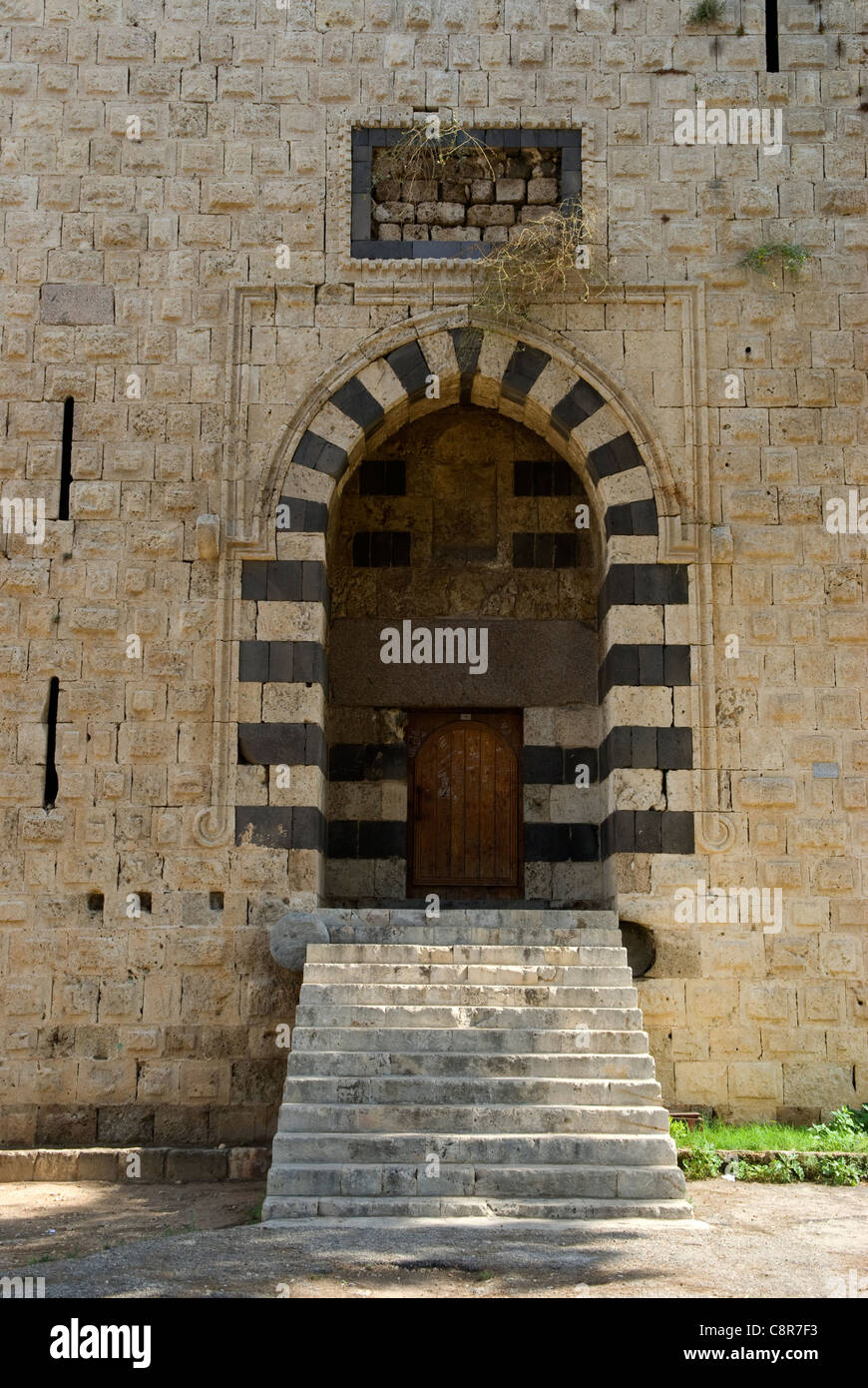 Burj es-Sabaa (Lion) torre risalente al periodo Mamluk, area Al-Mina, Tripoli, nel nord del Libano. Foto Stock