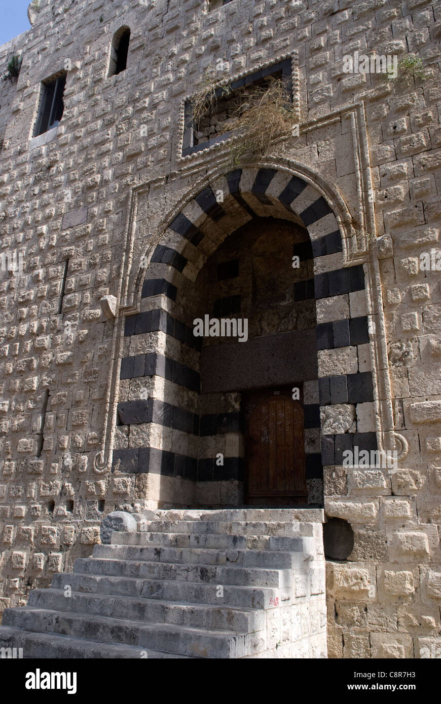 Burj es-Sabaa (Lion) torre risalente al periodo Mamluk, Al-Mina (porto) area, Tripoli, nel nord del Libano. Foto Stock