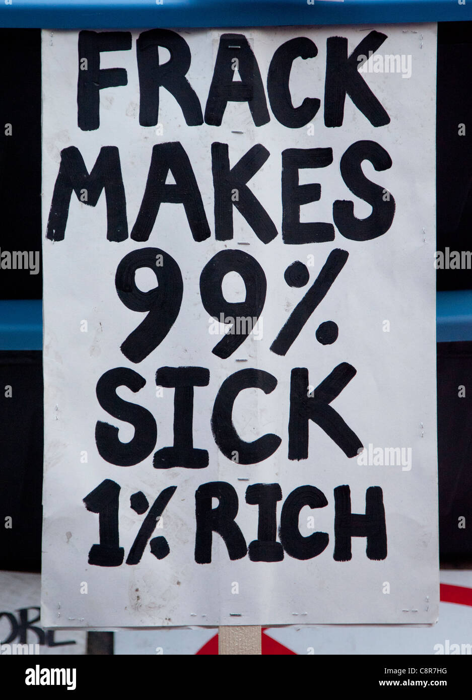 Occupare Wall Street manifestanti Foto Stock