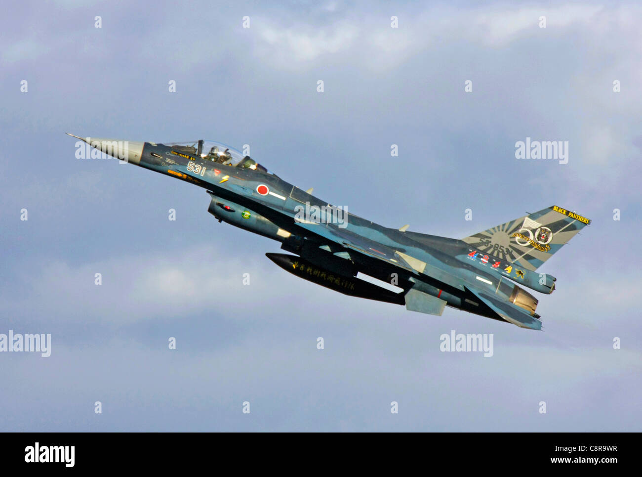 Mitsubishi F2 fighter di Japan Air Self Defence Air Force Foto Stock