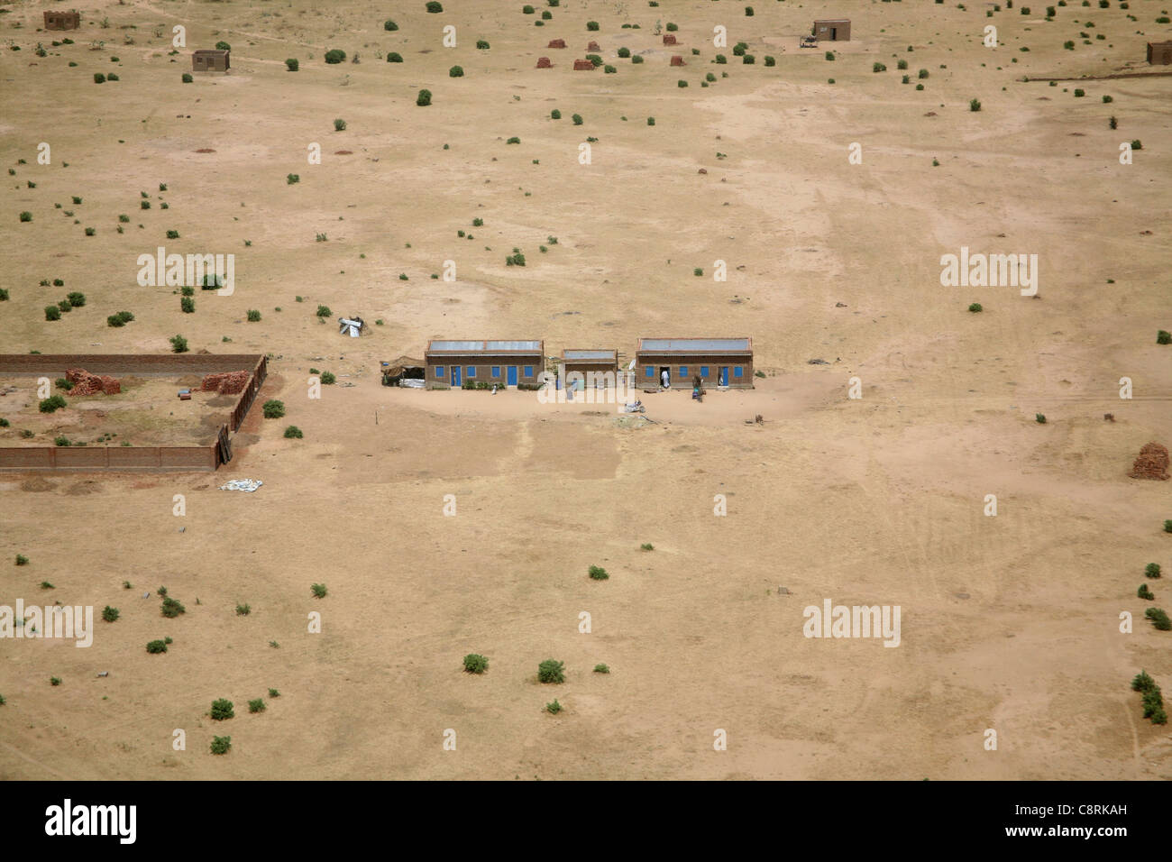 Veduta aerea del Sudan Foto Stock