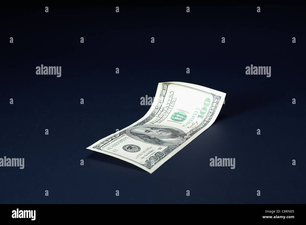 Carta americana nota di valuta Foto Stock