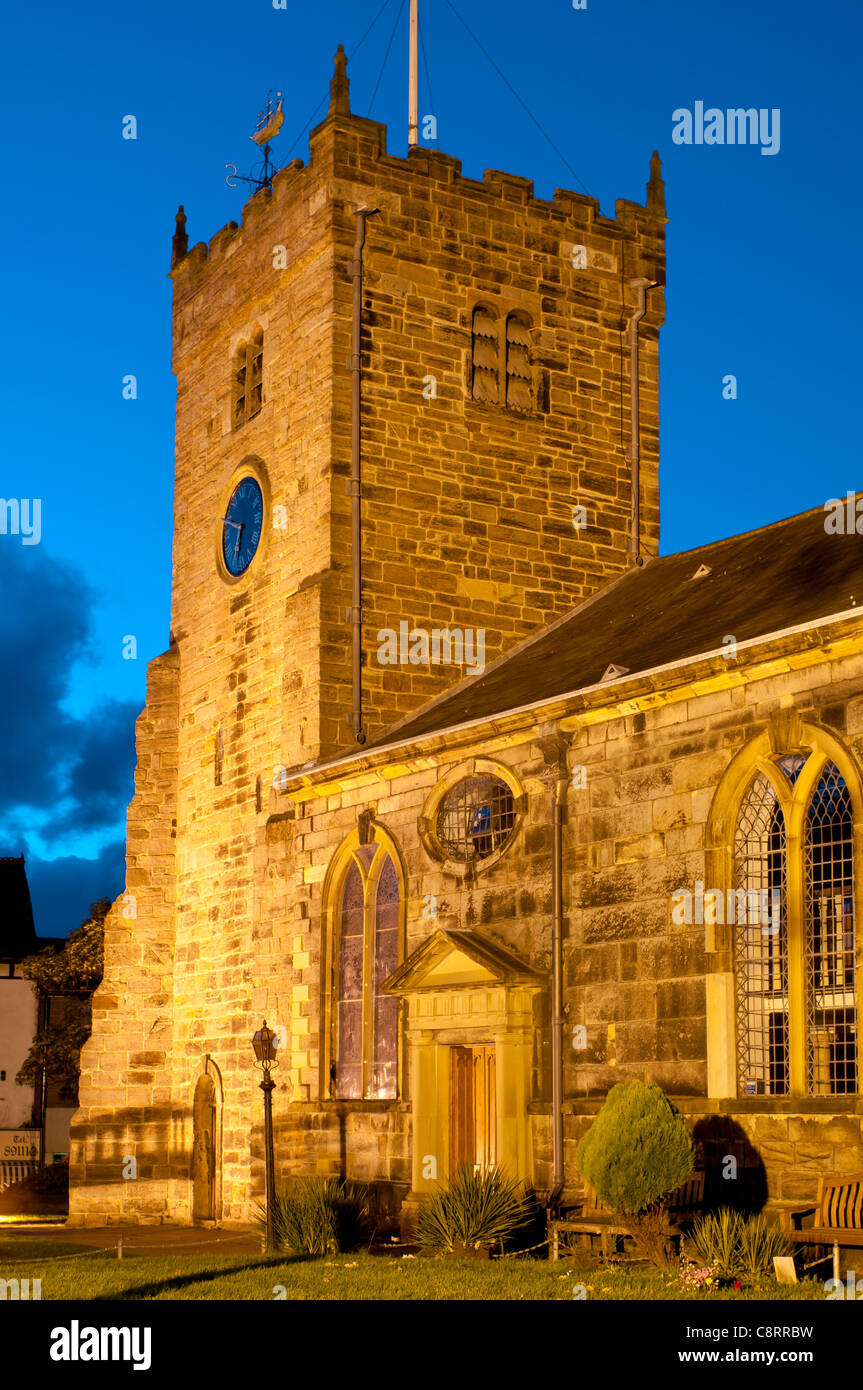 St.Ciad la chiesa a poulton le fylde,lancashire,l'Inghilterra,uk,l'Europa Foto Stock