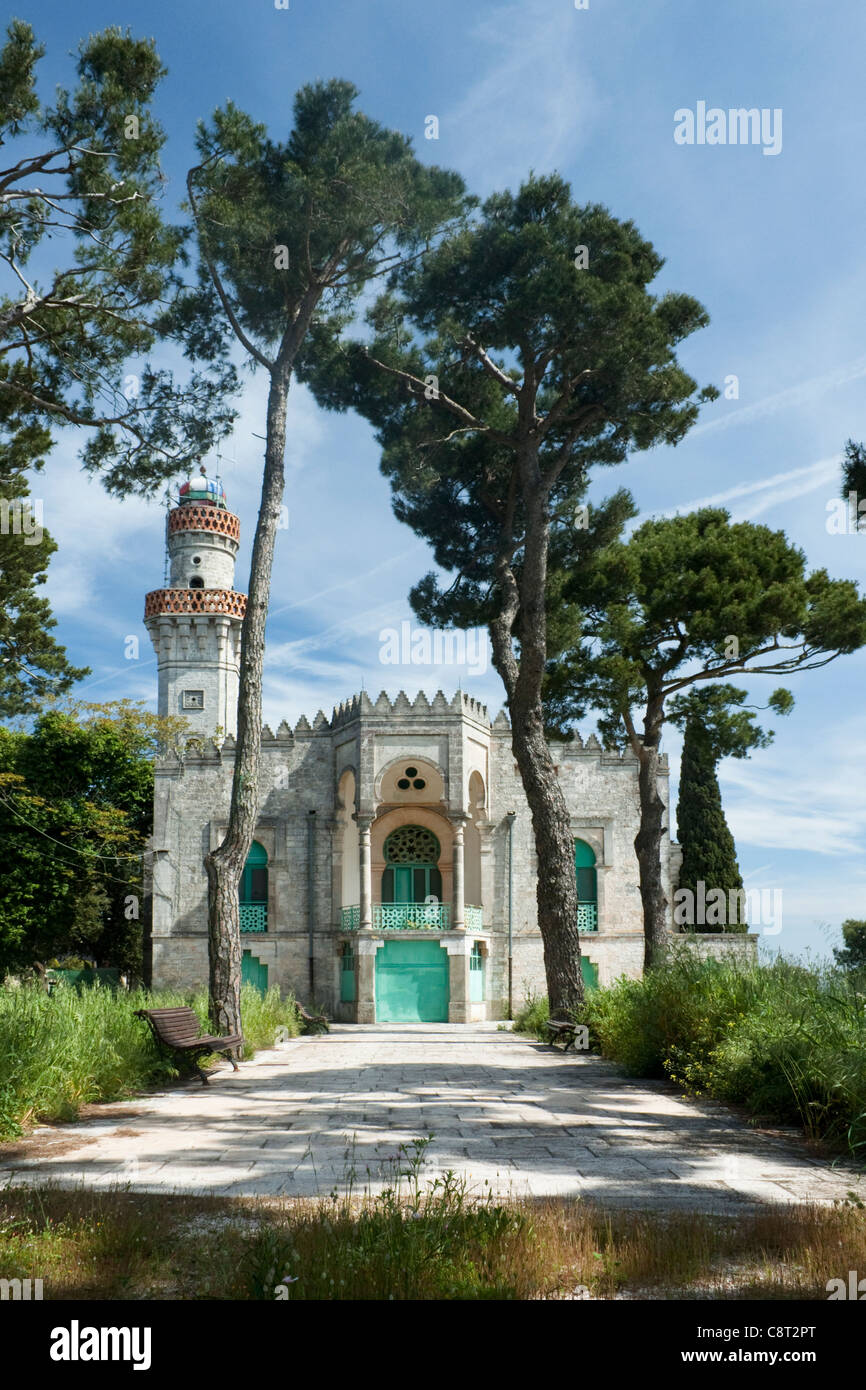 Il minareto di Fasano, Puglia, Italia Foto Stock