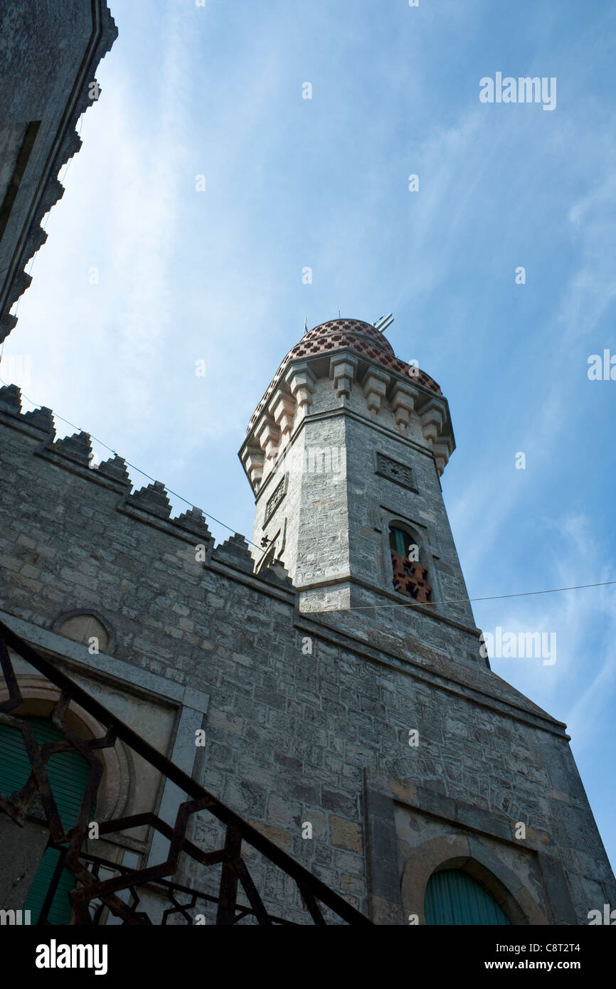 Torre minareto a Fasano, Puglia, Italia Foto Stock