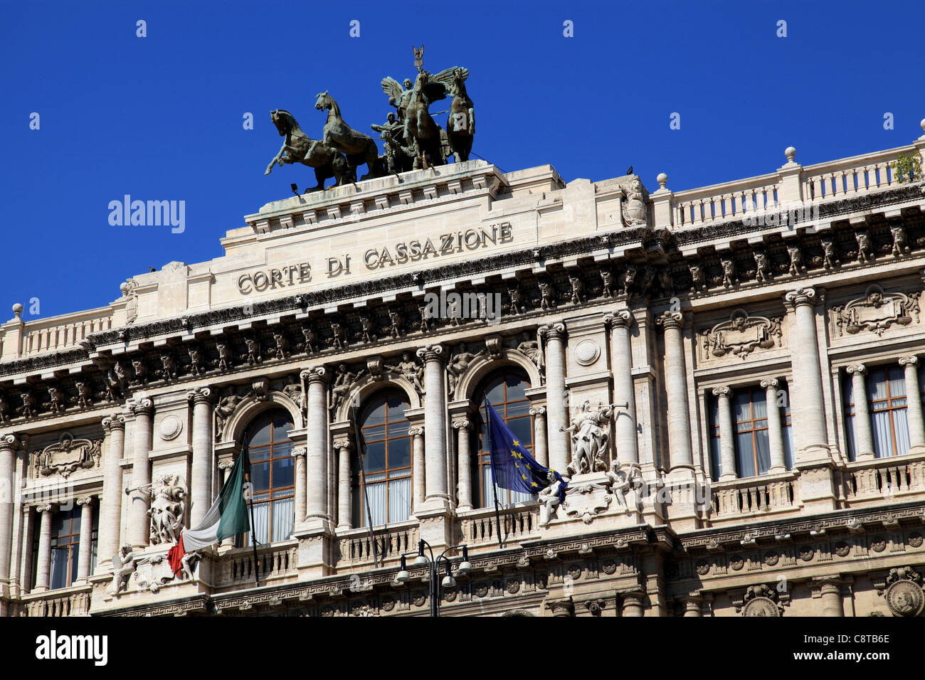 Roma, palazzo di giustizia Corte suprema di Italia Foto Stock