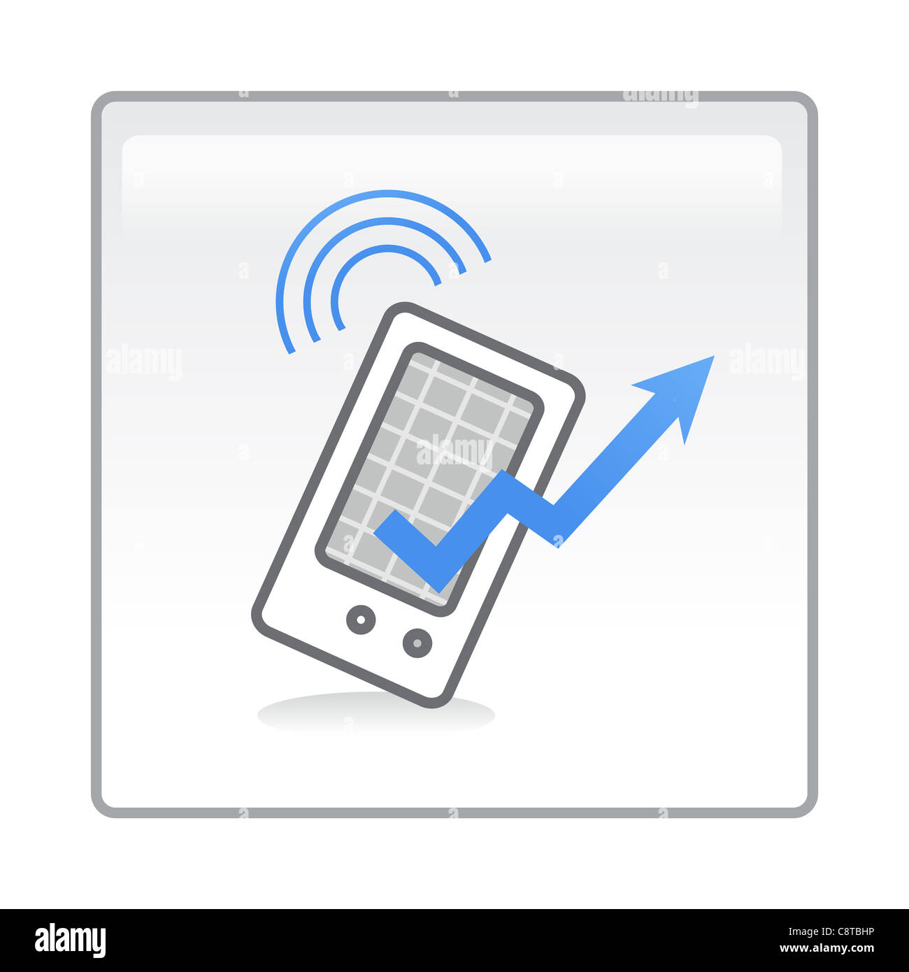 Illustrazione del sistema di posizionamento globale navigator Foto Stock