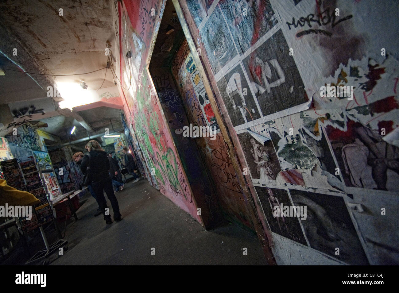 Berlino del più famoso artista colonie, il Kunsthaus Tacheles, Foto Stock