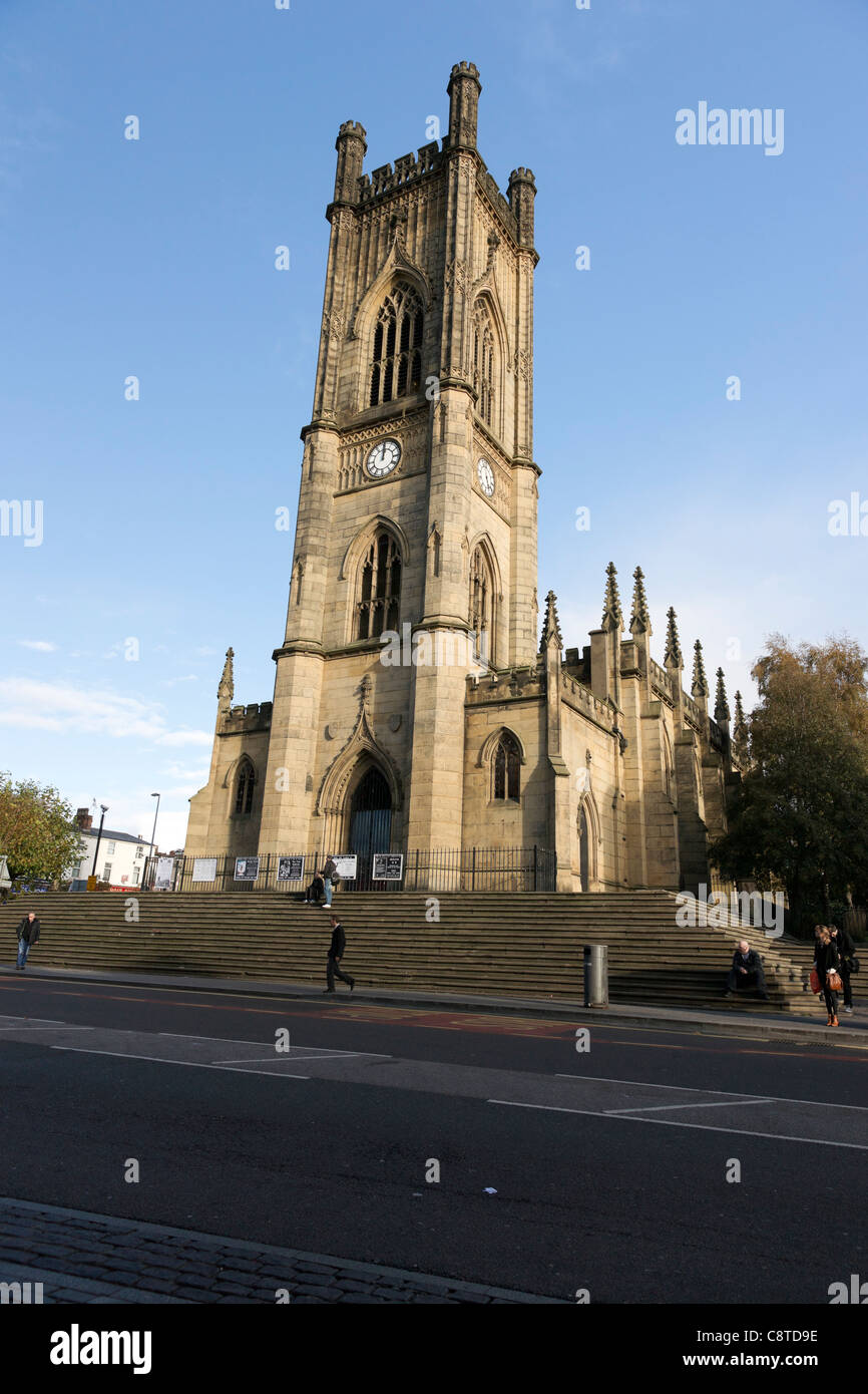 Il bombardato chiesa Liverpool. Foto Stock