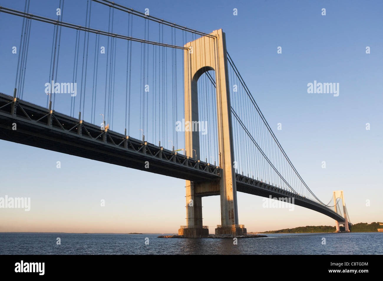 Stati Uniti d'America, nello Stato di New York, New York City, Manhattan Bridge Verrazano-Narrows Foto Stock
