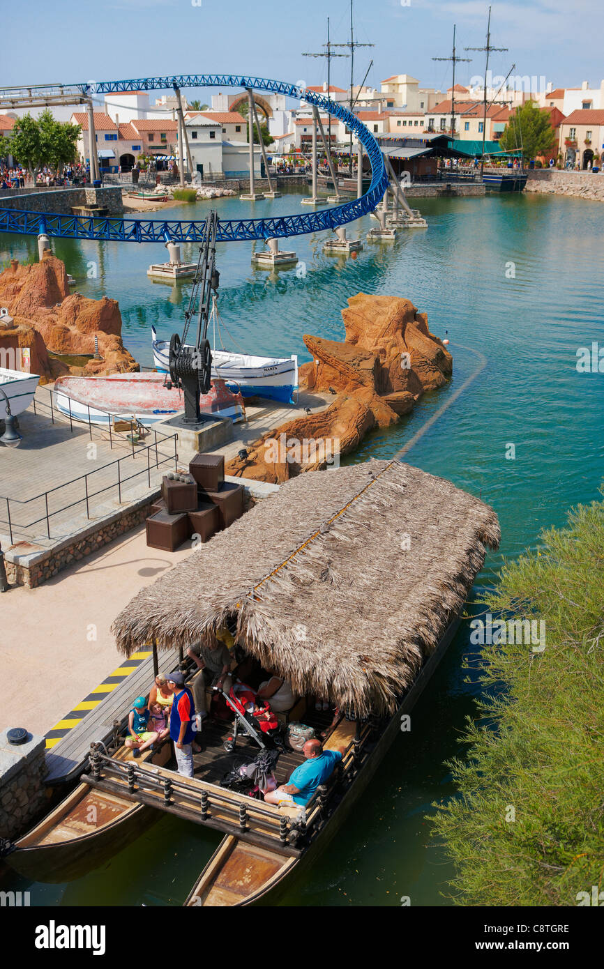 Port Aventura parco divertimenti. Salou, Catalogna, Spagna. Foto Stock