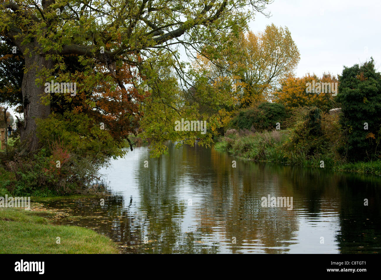Fiume inglese scena Foto Stock