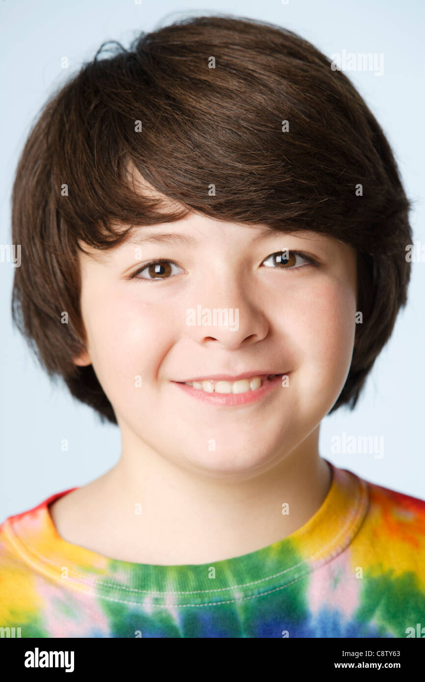 Ritratto in studio di boy Foto Stock
