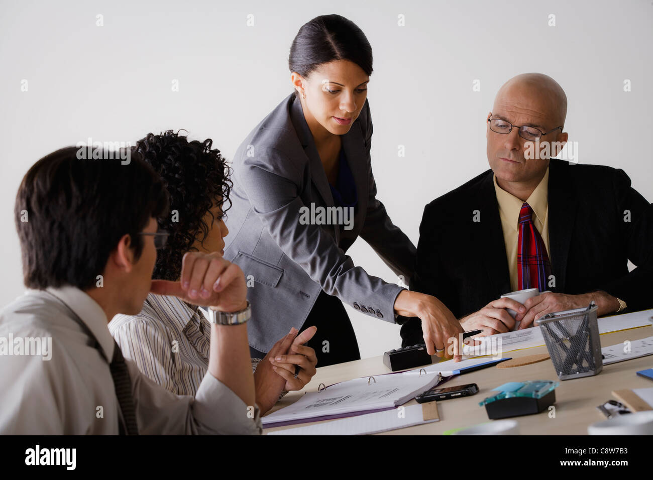 Persone per discutere di business meeting Foto Stock
