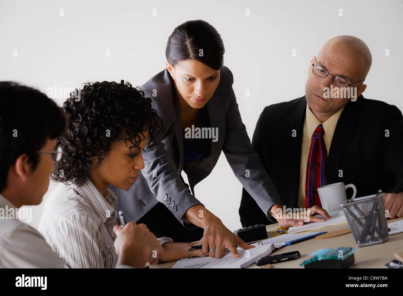 Persone per discutere di business meeting Foto Stock