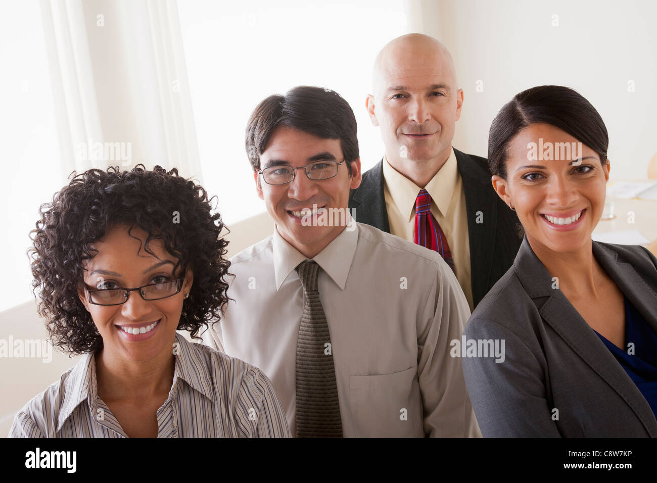 Ritratto del team aziendale Foto Stock