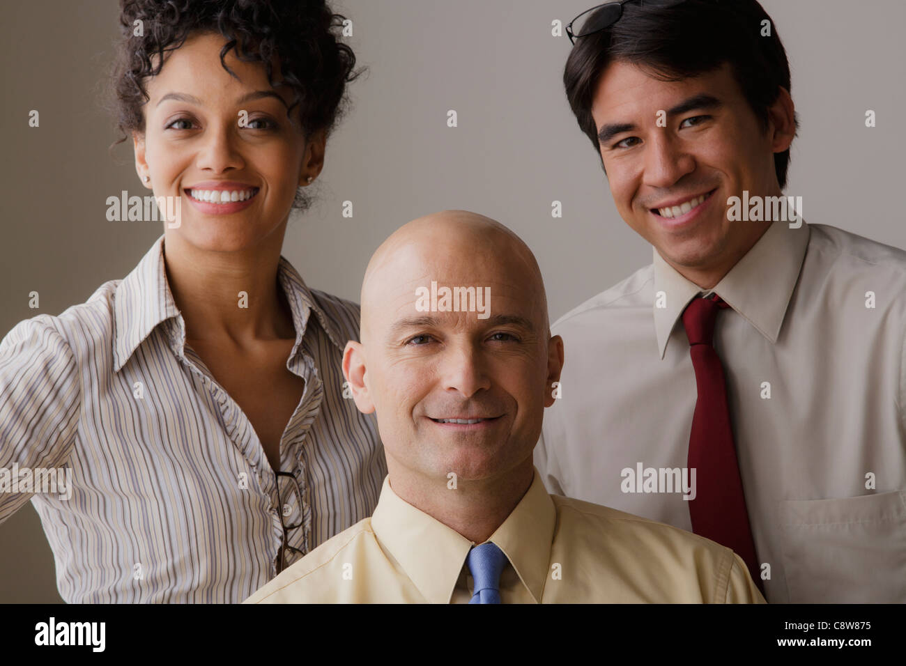 Ritratto di sorridere la gente di affari Foto Stock