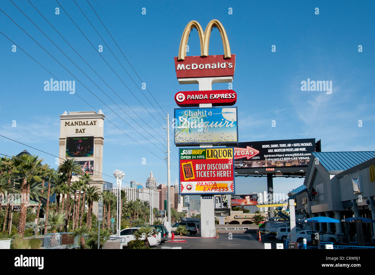 Las Vegas gambling capitale del mondo Stati Uniti Nevada Foto Stock
