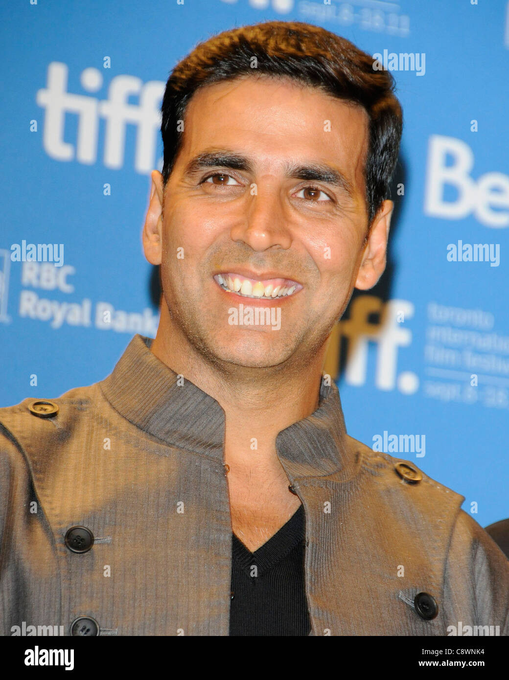 Akshay Kumar conferenza atpress BREAKAWAY conferenza stampa Toronto International Film Festival TIFF Bell Lightbox Toronto ON Foto Stock