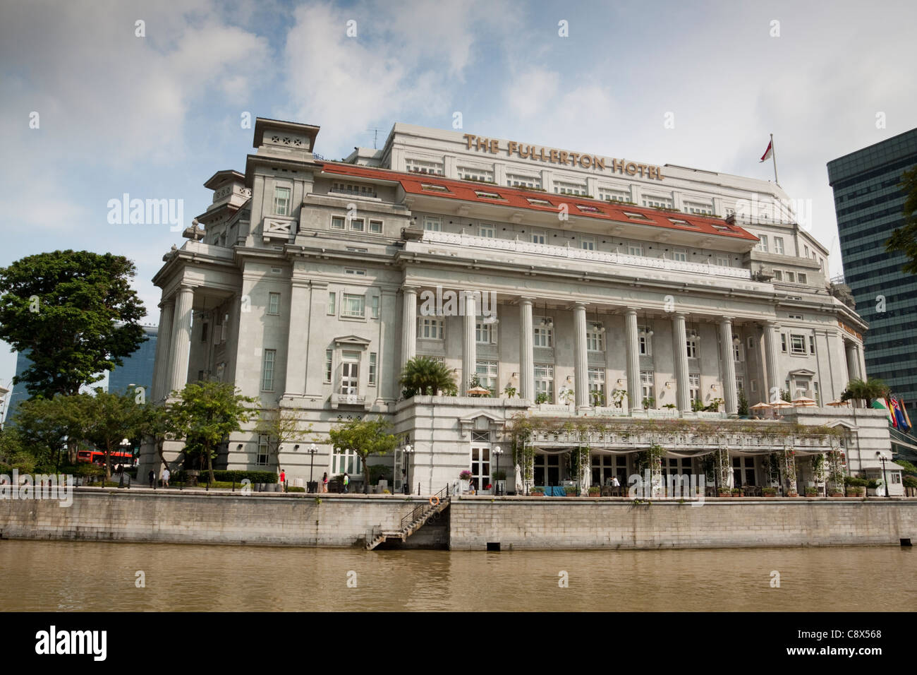 Il Fullerton Hotel, Singapore Foto Stock