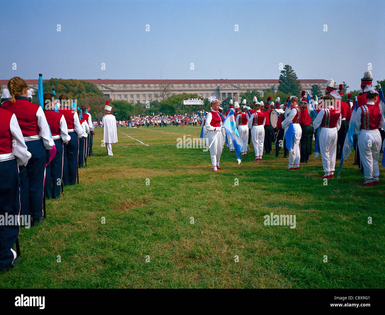 Washington Post John Philip Sousa Marching Band Invitational Washington DC 1989 Foto Stock