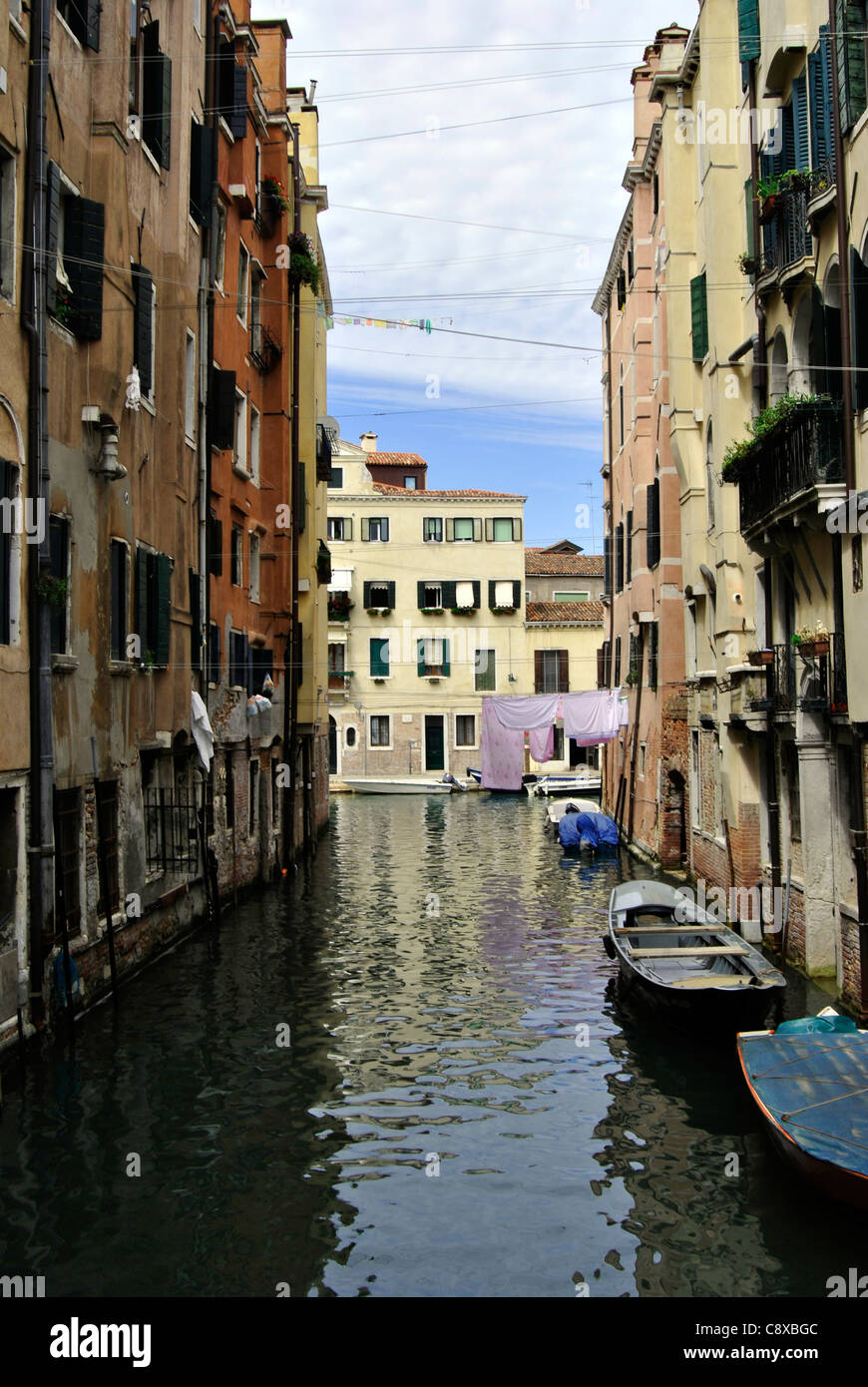 Canali di Venezia Foto Stock