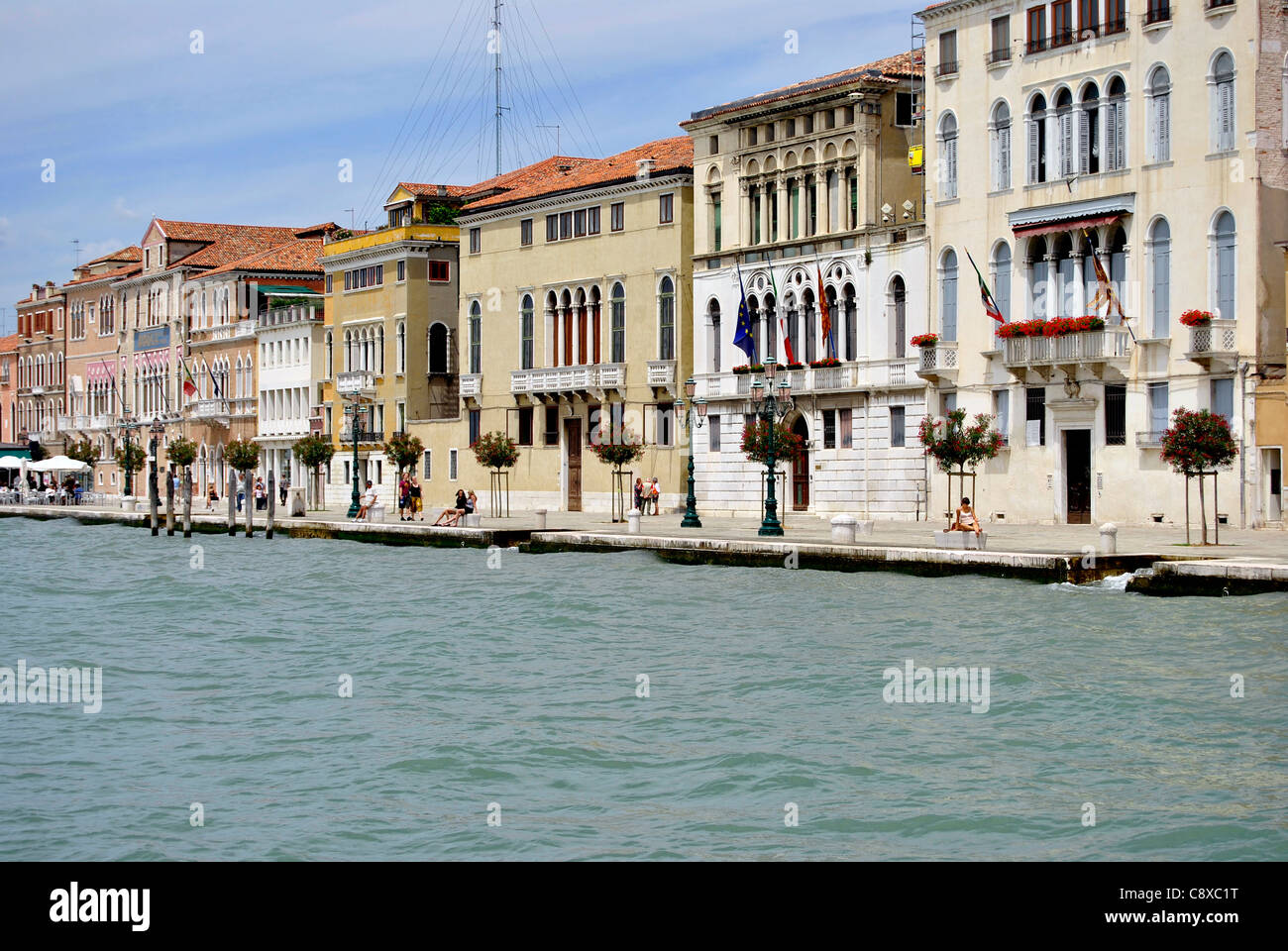 Luoghi romantici a Venezia, Italia Foto Stock