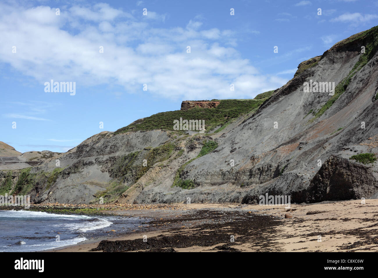 Runswick Bay, East Yorkshire Costa, Giugno 2011 Foto Stock