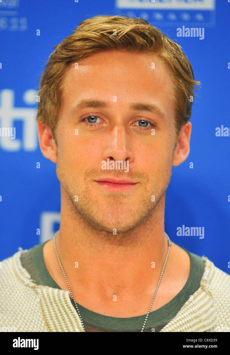 Ryan Gosling atpress conferenceIDES marzo conferenza stampa Toronto International Film Festival TIFF Bell Lightbox Malaparte Foto Stock