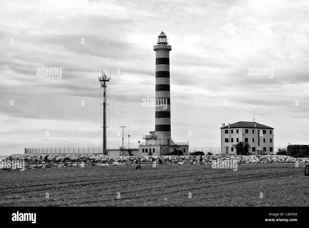 Bellissimo il faro in Italia Foto Stock