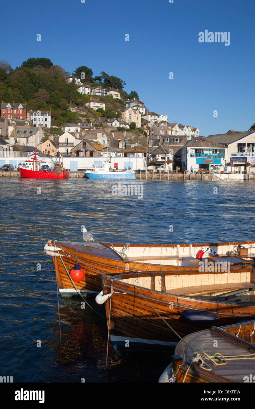Looe; città e del fiume; Cornovaglia; Regno Unito Foto Stock
