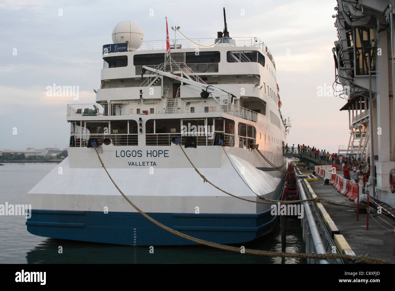 La nave MV loghi speranza a Port Klang, Malaysia Foto Stock