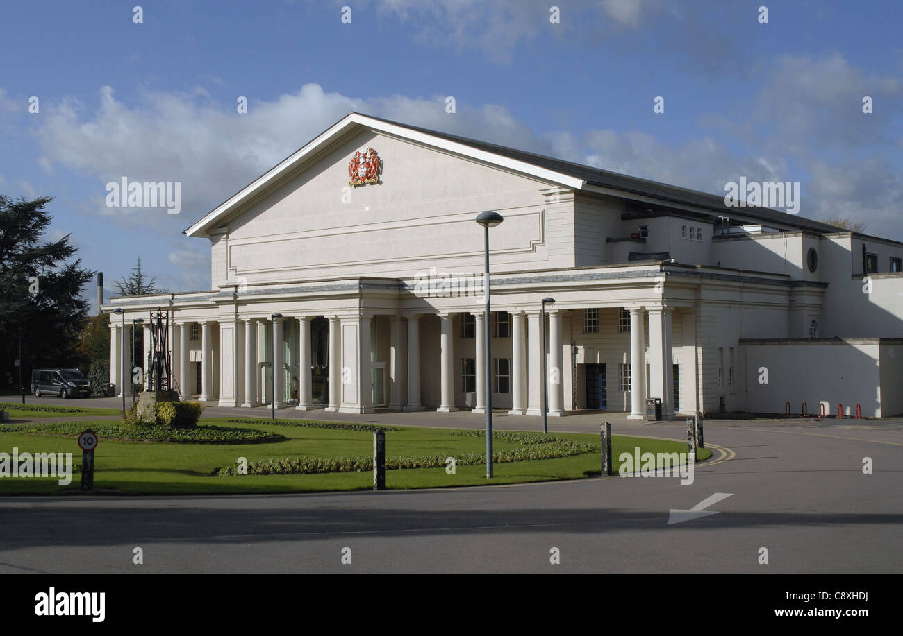 De Montfort Hall di Leicester. Costruito nel 1913, è una piscina musica e luogo delle prestazioni con una capacità di 2000. Foto Stock