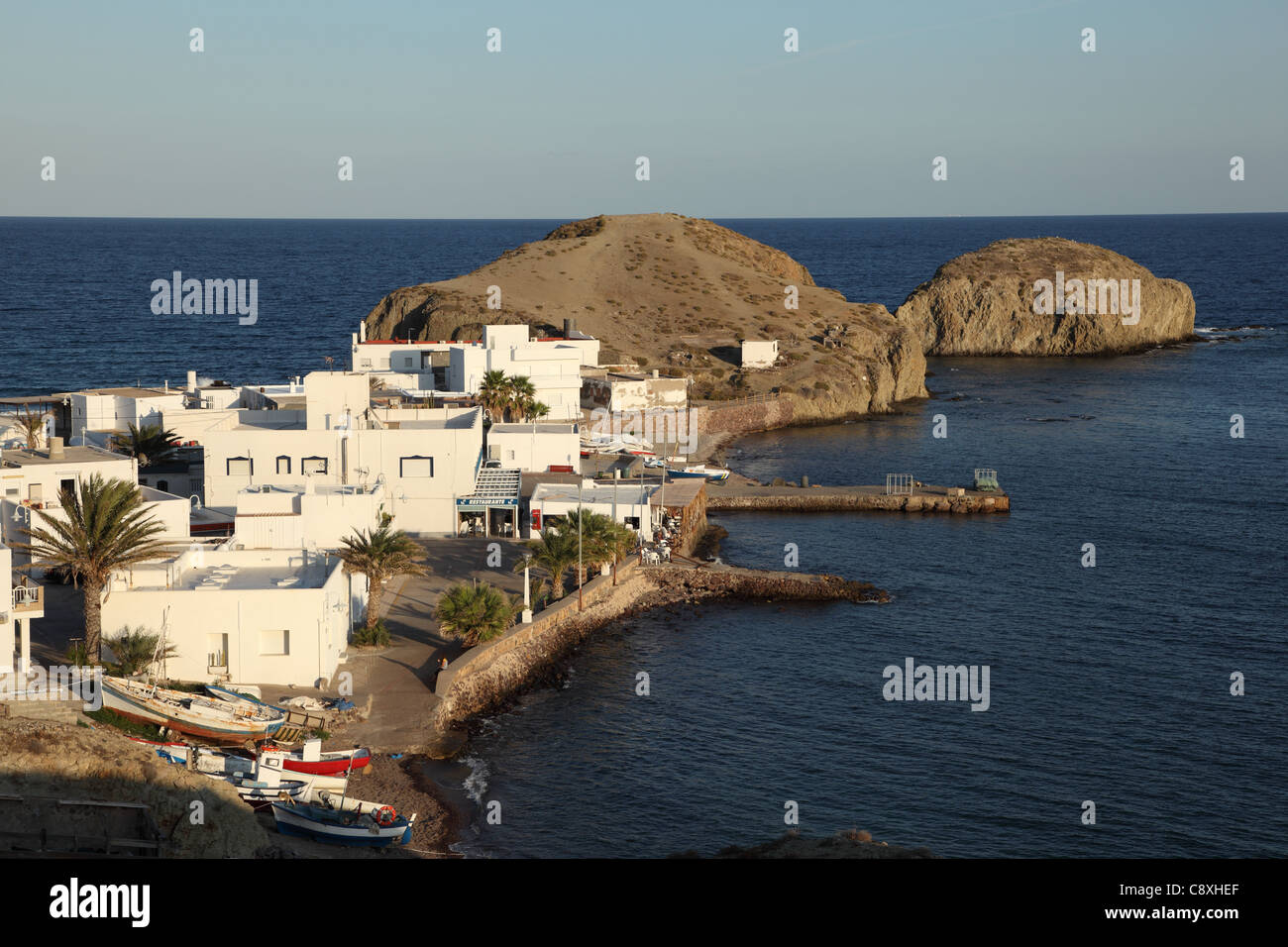 Village La Isleta vicino Cabo de Gata Almeria Spagna Foto Stock