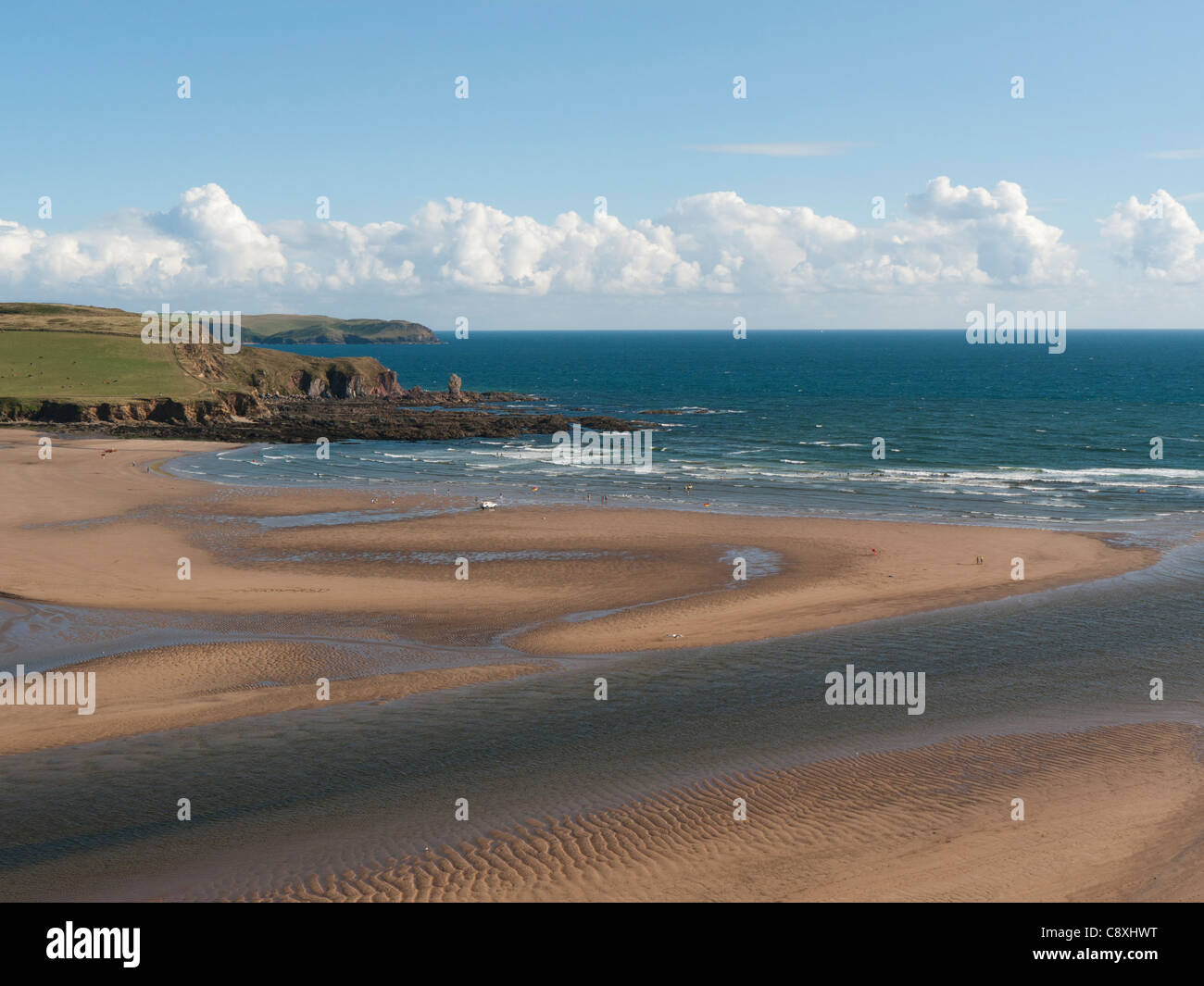 Bantham Beach in South Devon Regno Unito Foto Stock