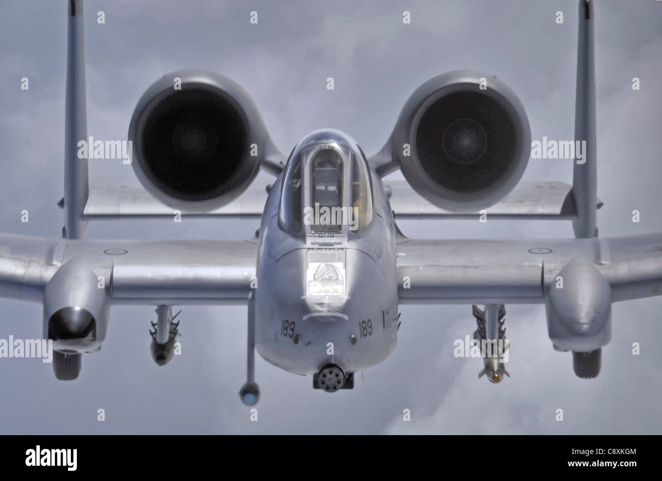 A-10 Thunderbolt IIs forniscono vicino-supporto aereo alle truppe di terra in Afghanistan e in Iraq. Foto Stock
