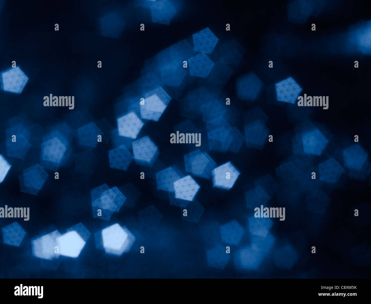 Abstract sfondo sfocato (ottico star filtro) con luce scintillante Foto Stock