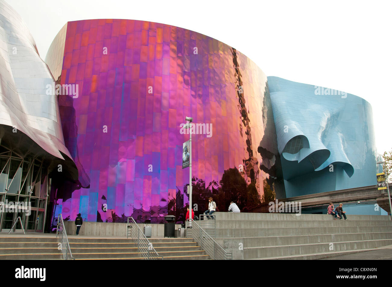 L'esperienza del Progetto della Musica di Frank Gehry Seattle Washington Stati Uniti Foto Stock