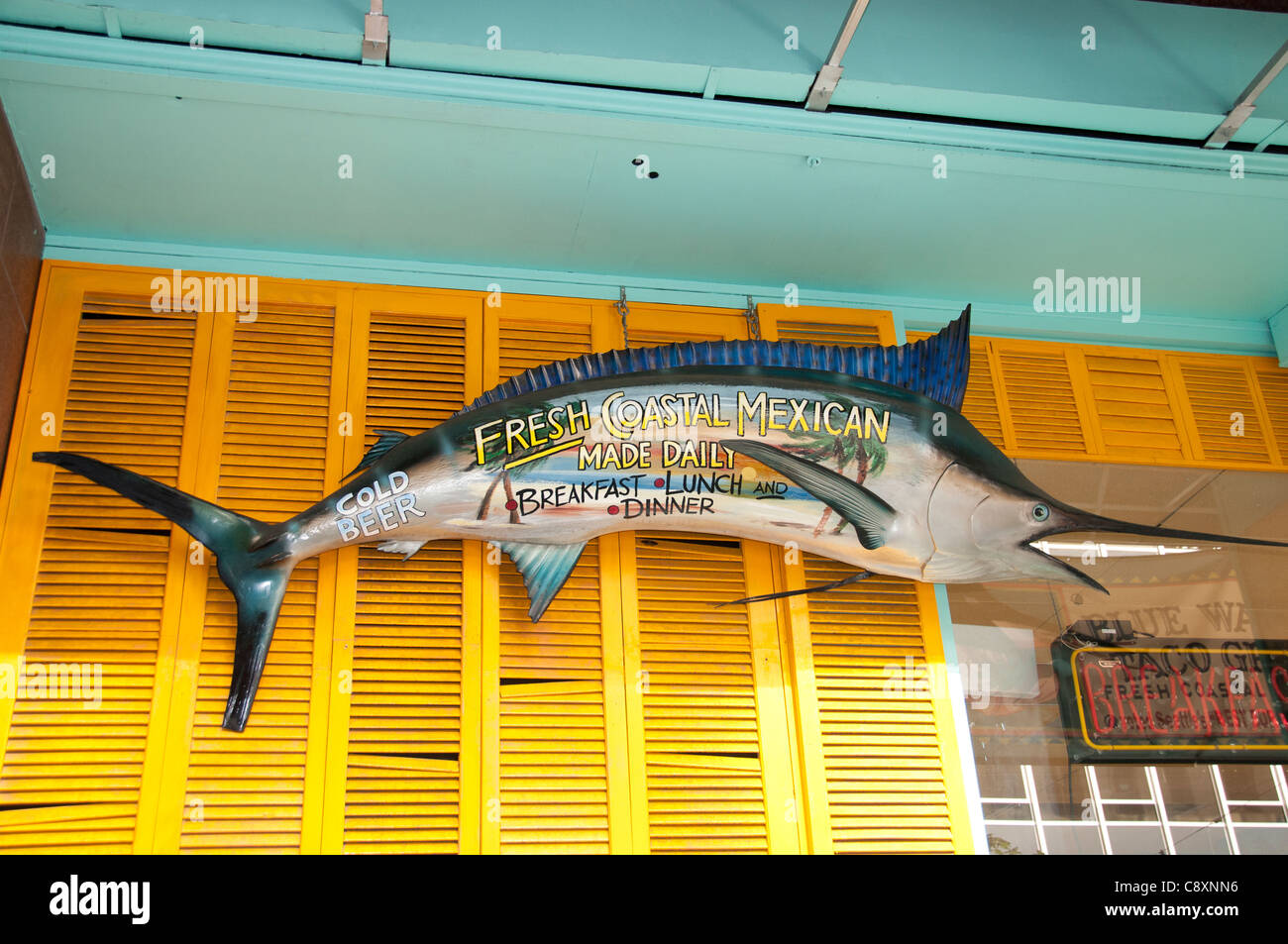 Ristorante fresco messicano costiere Pub Bar pesce città di Seattle città Washington Stati Uniti Foto Stock