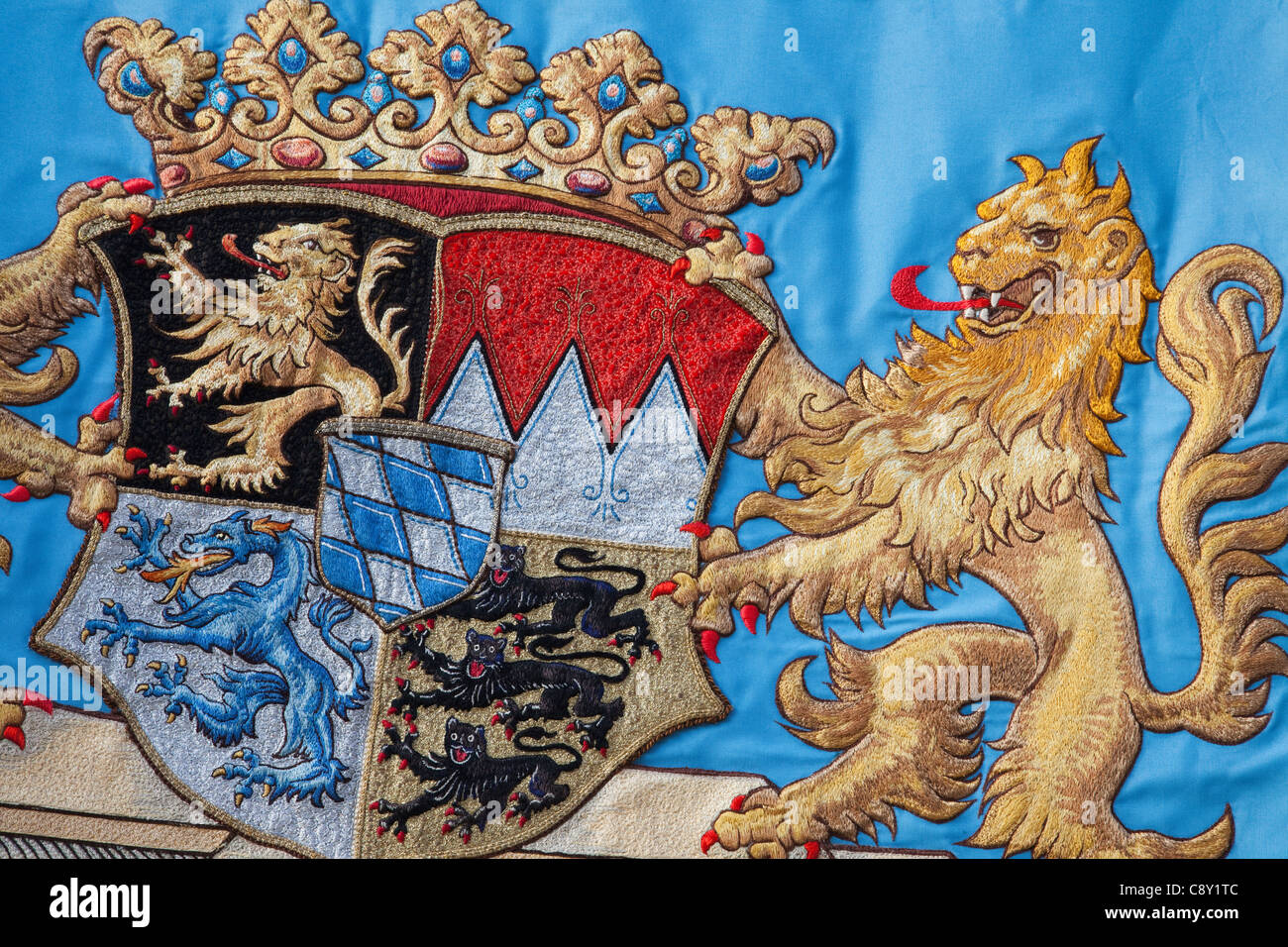 In Germania, in Baviera, Monaco, Monaco di Baviera Stemma Foto Stock