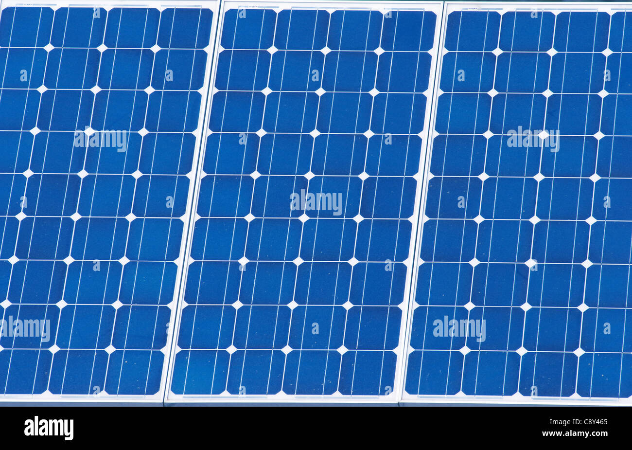 Pannello solare. Energia verde da Sun Foto Stock