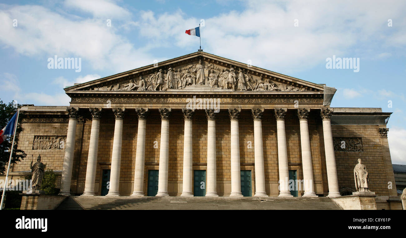 Parigi - il Parlamento europeo Foto Stock