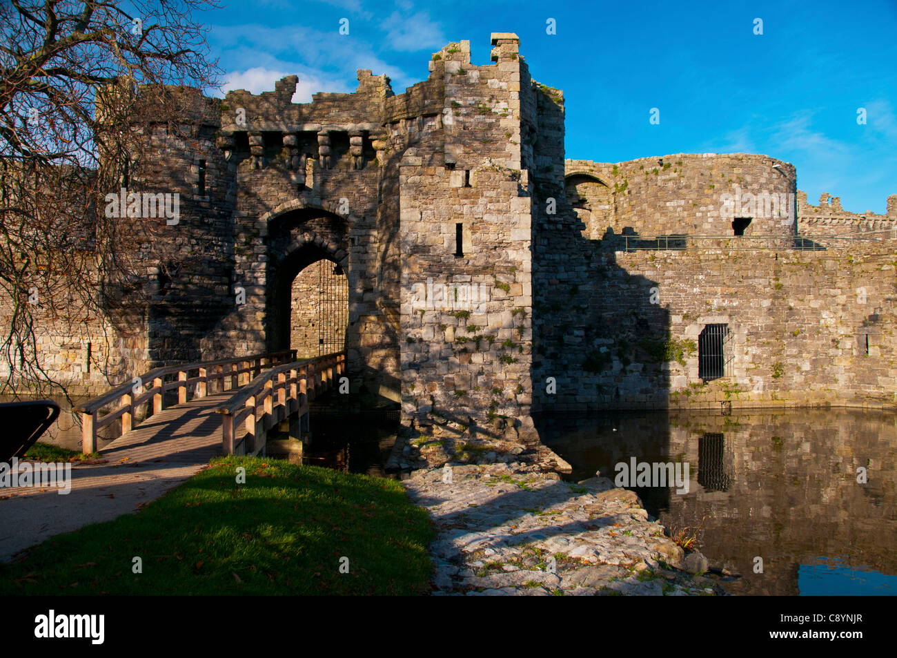 Beaumaris Castle Beaumaris Foto Stock