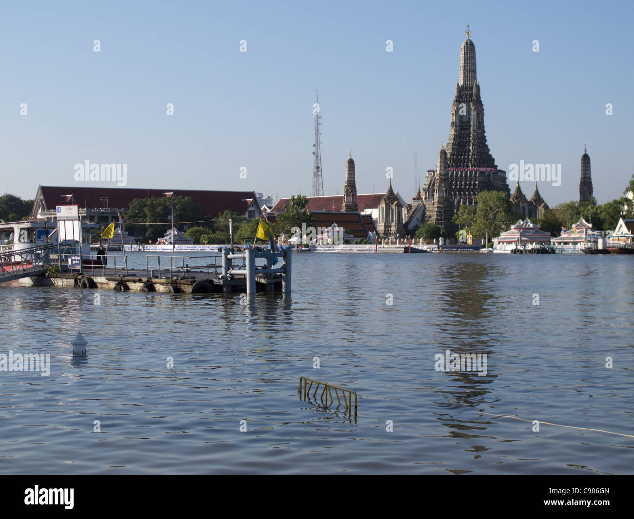 Bangkok inondazioni 2011 Foto Stock