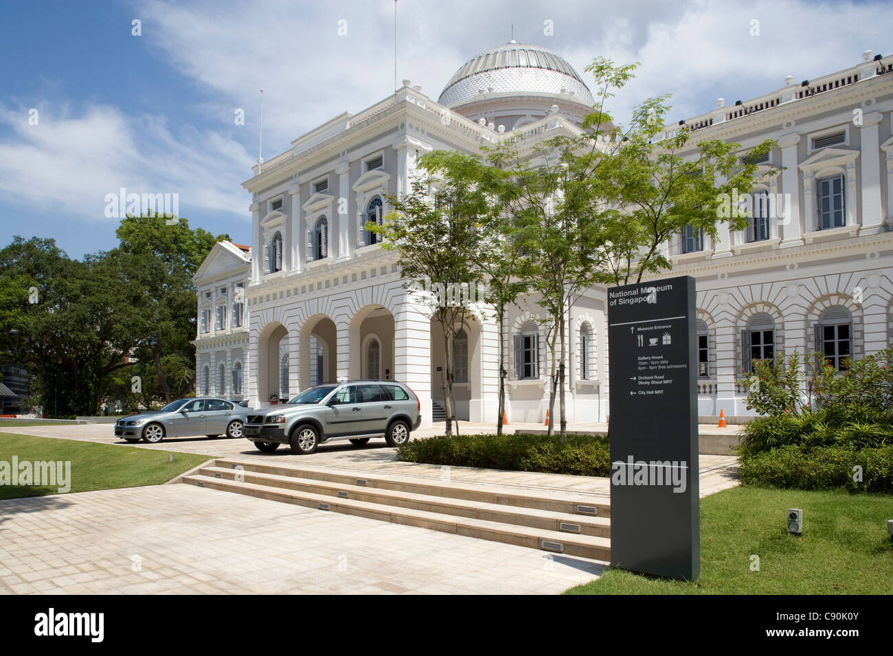 Museo Nazionale di Singapore: facciata Foto Stock