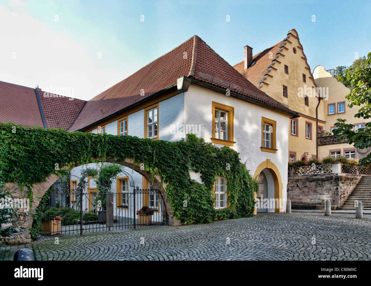 Una casa in Kulmbach, Kulmbach, Alta Franconia, Franconia, Baviera, Germania Foto Stock